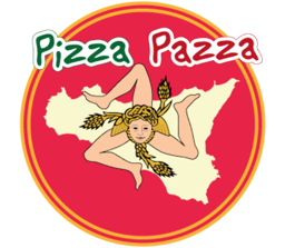 Pizza Pazza logo.